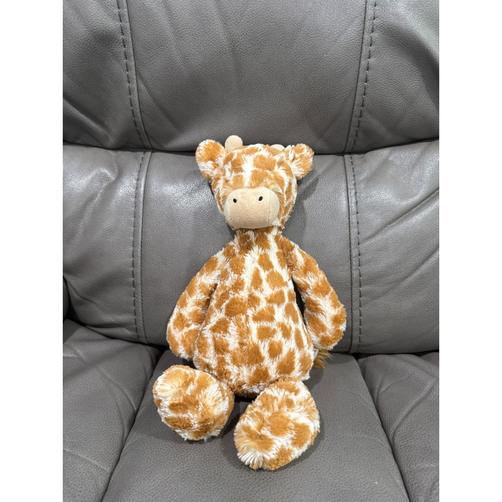 Jellycat London Bashful Giraffe Medium Plush Spotted Stuffed Animal 12 Inch